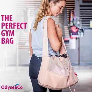 Odyssey Pink Beach Gym Bag for Women - Crossbody Workout Bags for Women